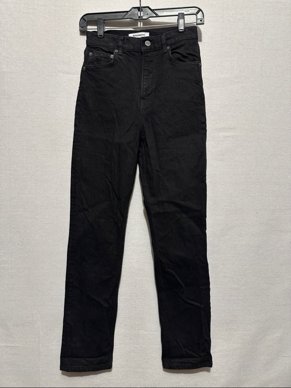 Reformation Black Jeans - size 25